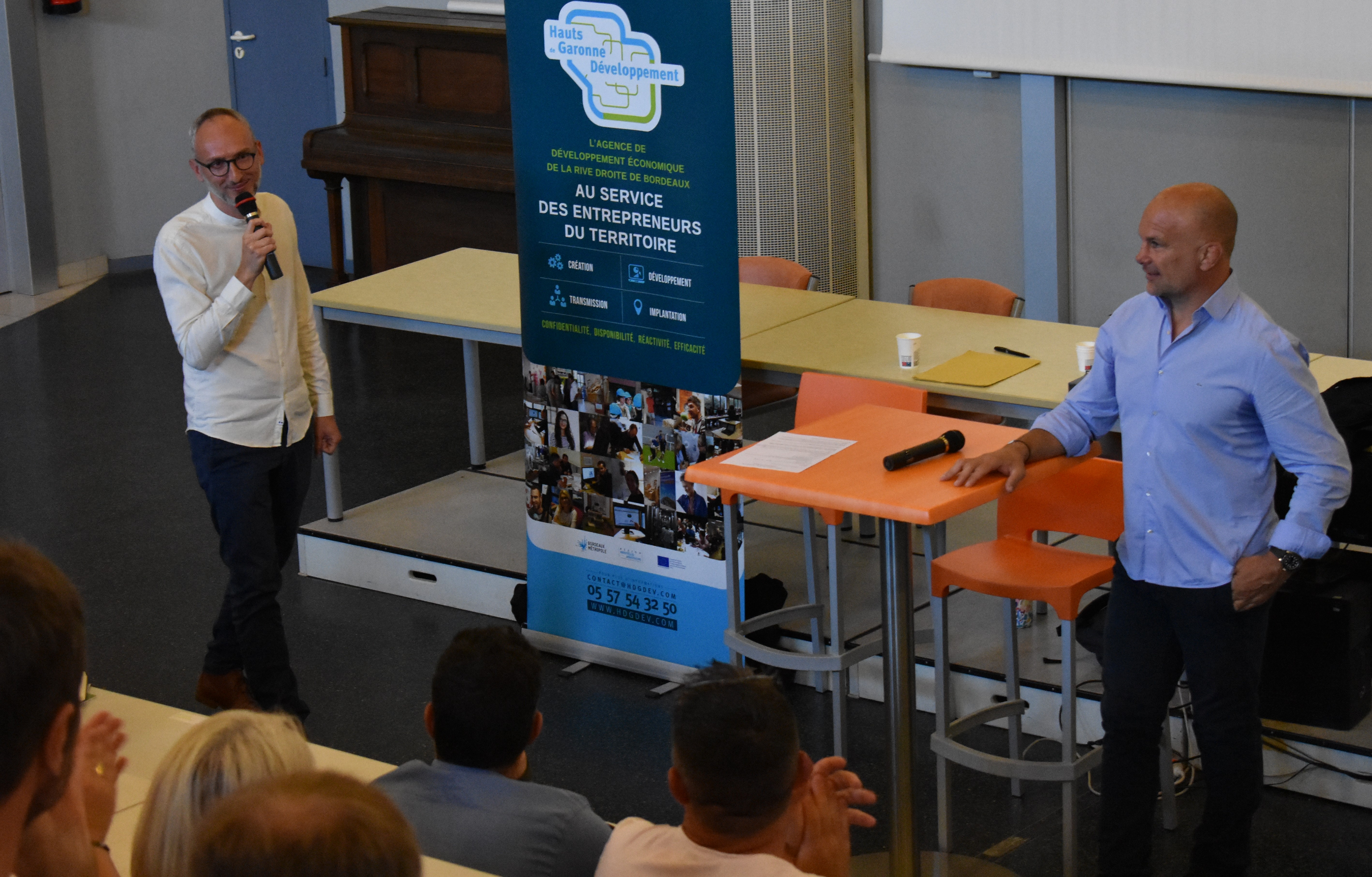 Eric Drevet coach en prise de parole